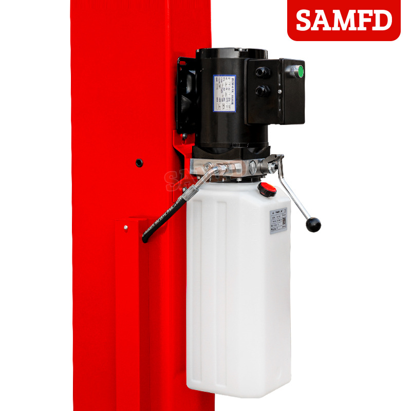 Elevador de elevación hidráulico de doble columna para automóvil Máquina de mantenimiento de elevación de marco de pórtico de doble columna 4T Ventas directas de fábrica