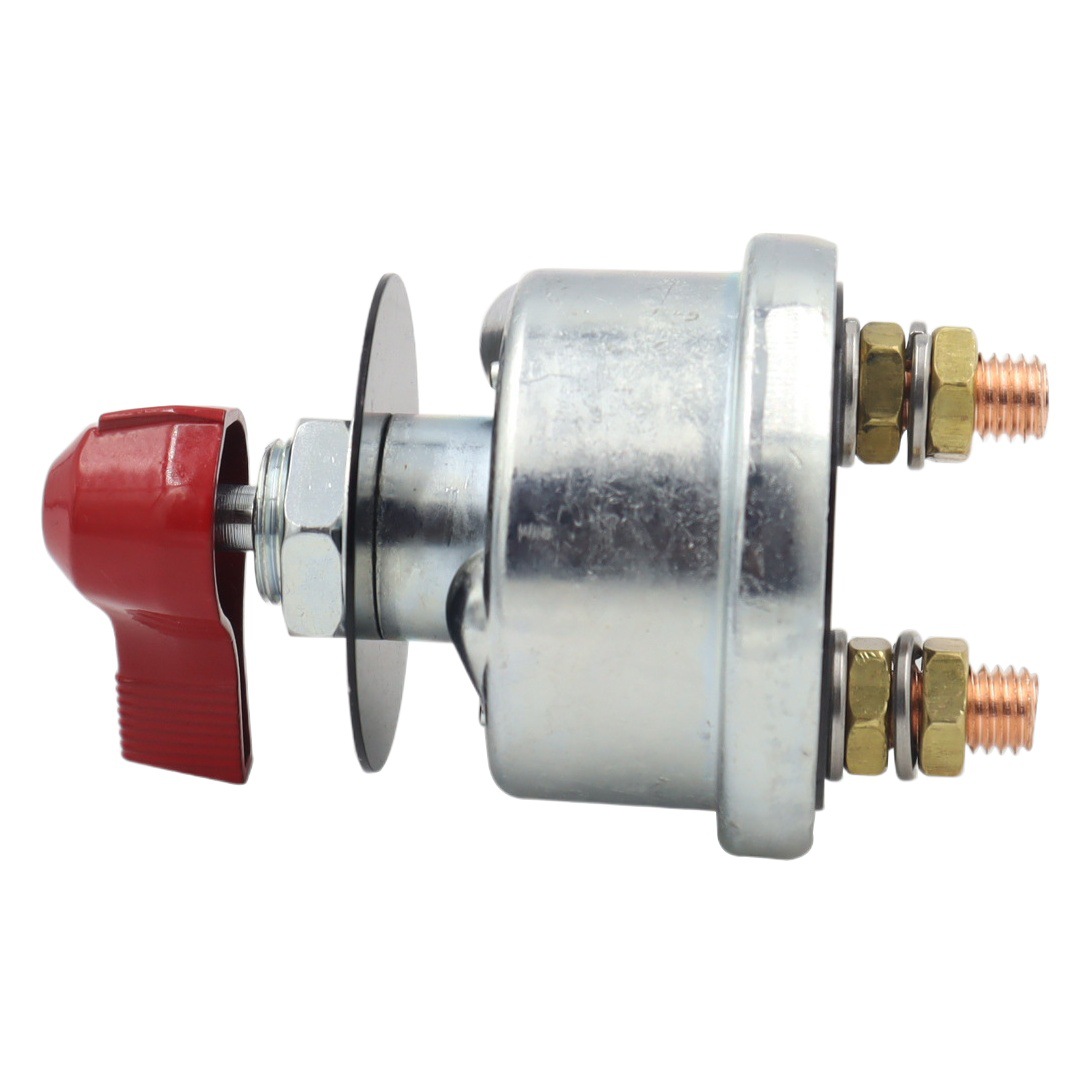 300A interruptor de alimentación mango rojo batería interruptor de apagado tipo perilla interruptor de alimentación principal interruptor de perilla