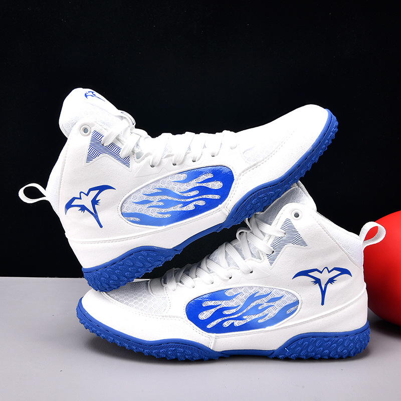 Professional Boxing Shoes, Sanda Fighting Shoes, Non-Slip and Wear-Resistant Martial Arts Training Boxing Shoes, Taekwondo Muay Thai Men's Fighting Shoes