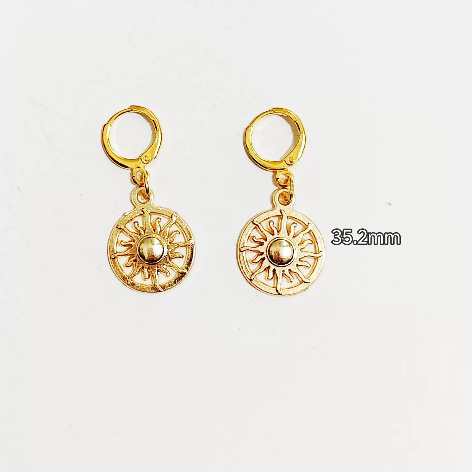 diy太阳月亮星星发饰古金饰品配件手工耳环吊坠小挂件耳饰耳环