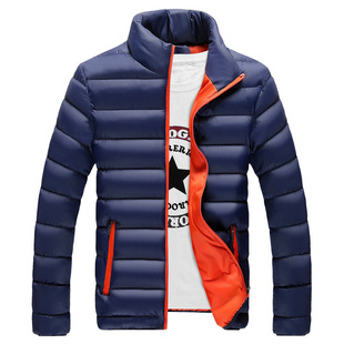 2022 foreign trade new winter clothing Korean men's warm thickened cotton-padded coat stand collar cotton-padded coat fashion casual cotton-padded coat