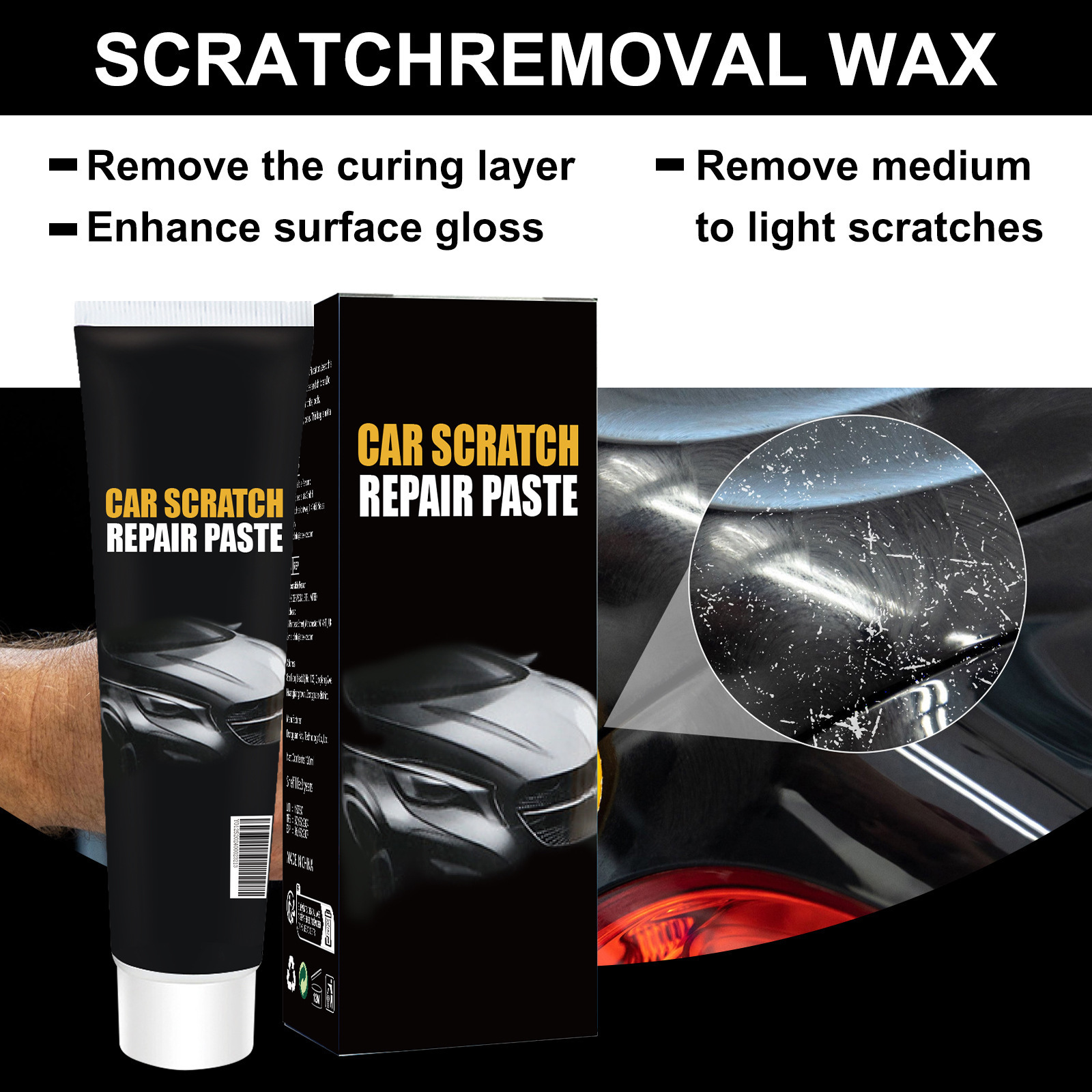 Cross-border non-standard car scratch repair paste car paint scratch repair paint polishing renovation scratch wax