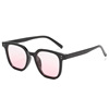 Face blush, glasses, fuchsia sunglasses, internet celebrity, gradient