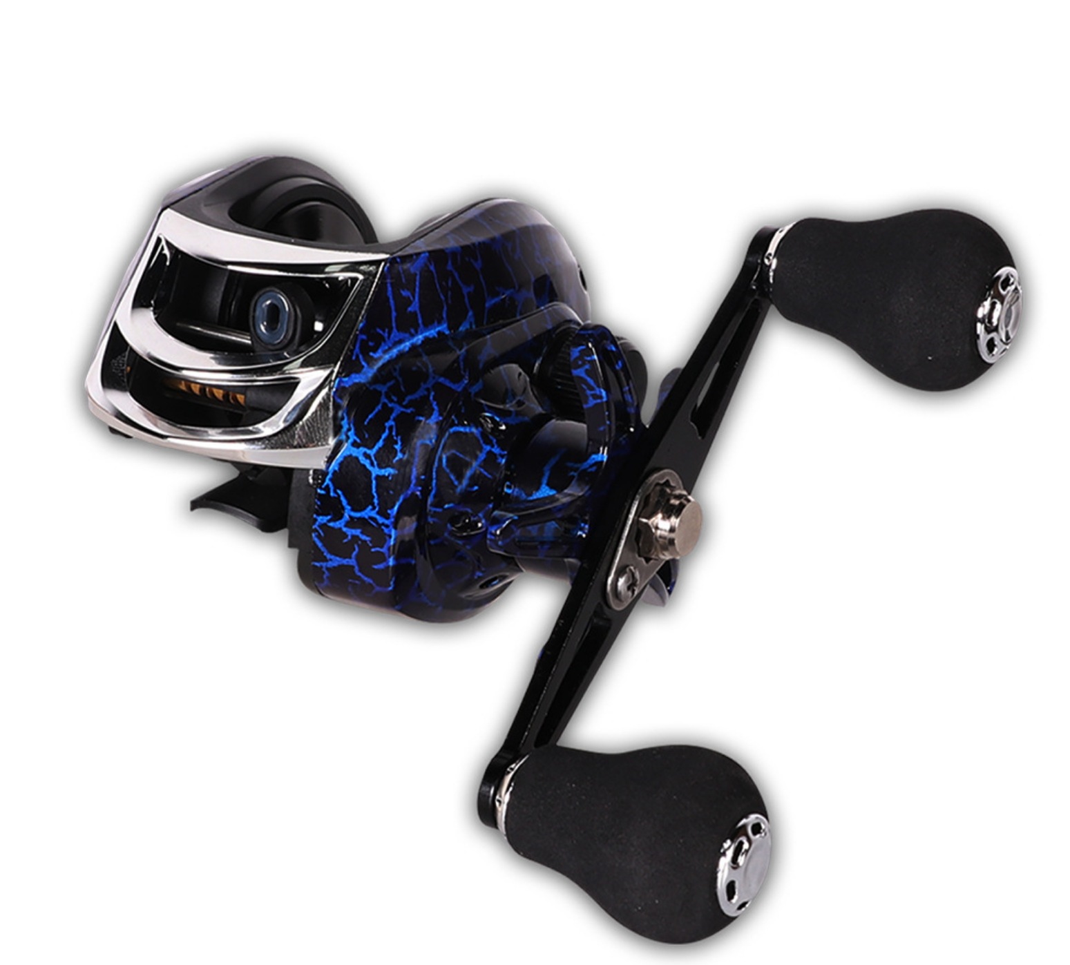 Carrete de pesca micro, totalmente metálico, multiusos, con copa de línea profunda, carrete para línea de pesca, carrete para señuelos, carrete de gota de agua, actualización antirrotura de línea.