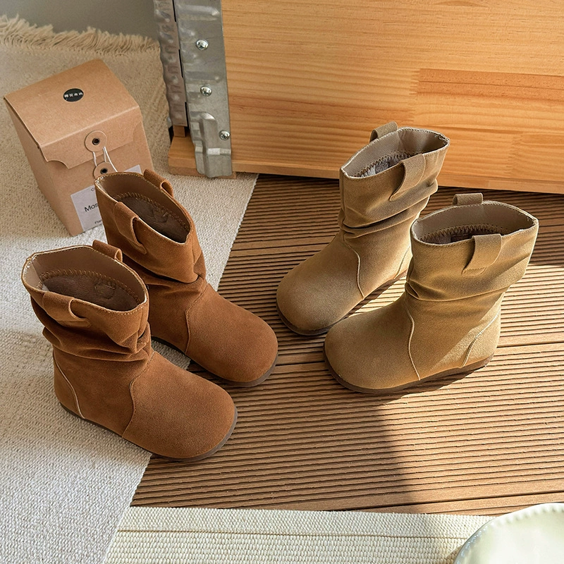 Детские кожаные сапоги