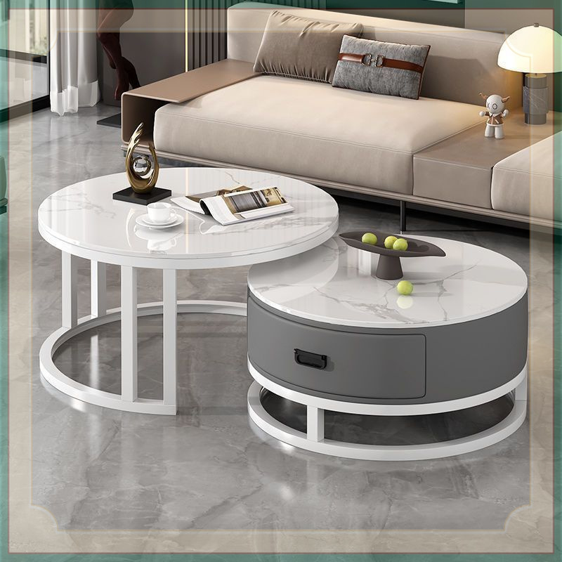 화이트 프레임 그레이 캐비닛丨스노우 마운틴 화이트+스노우 마운틴 화이트