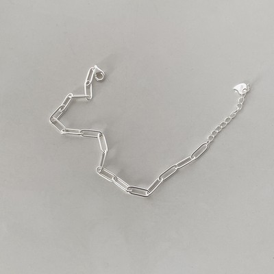 Pulsera de lujo ligera de estilo japonés ins diseño de nicho en línea rojo todo partido femenino verano plateado simple novias pulsera de estudiante moda