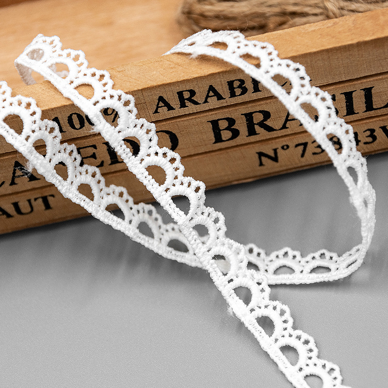 多龍ミルク糸透かし彫り水溶レース補助材料犬歯辺ロリータスカート刺繍織物生地