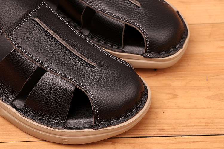 B3512 1190K GIÀY DÉP SANDAL NAM GUATDAH ĐẾ MỀM MÙA HÈ MA SÁT CHỐNG TRƯỢT THOÁNG KHÍ GIÀY DÉP NAM DA BÒ G04 SẢN PHẨM MỚI