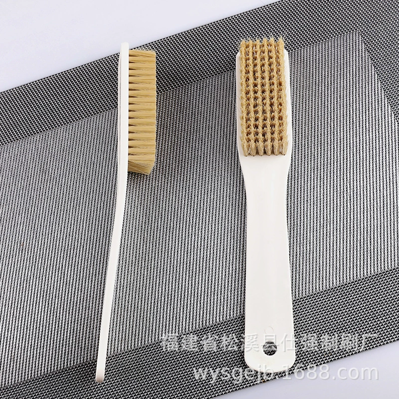 Soft harmless universal shoe brush for laundry, storage system