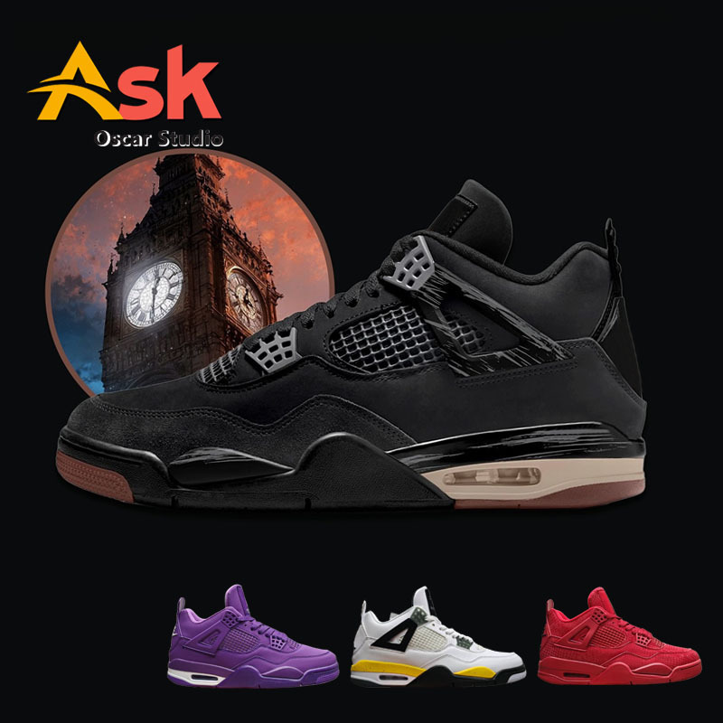 2026 New 4S Men Women Basketball Shoes Sneaker Size:36-47.5