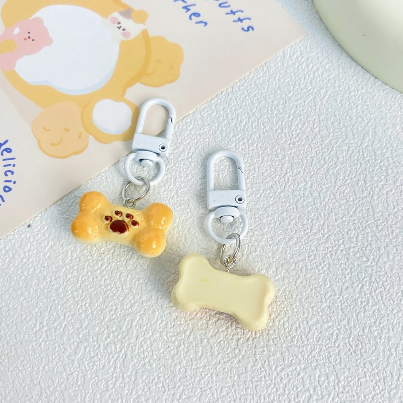 Sweet Puppy Paw Bone Keychain Cute Sweet Cool Wind Couple Student Schoolbag Jewelry Key Chain Hanging Ornaments Sweet Puppy Paw Bone Keychain Cute Sweet Cool Wind Couple Student Schoolbag Jewelry Key Chain Hanging Ornaments