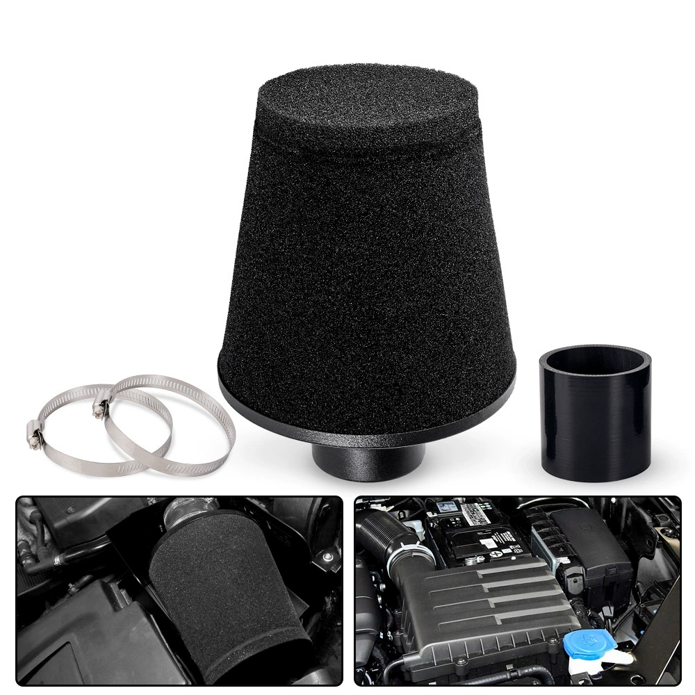 Аксессуары для модификации автомобиля 76mm воздушный фильтр грибная головка фильтр гриб головка 70MM воздушный фильтр комплект