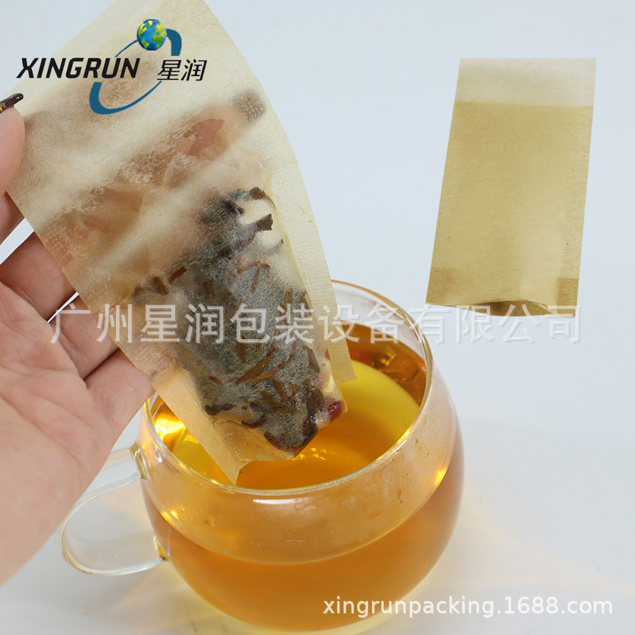 定 制全尺寸原色滤纸泡茶袋 一次性中号酒店玫瑰花茶包卤煮袋。