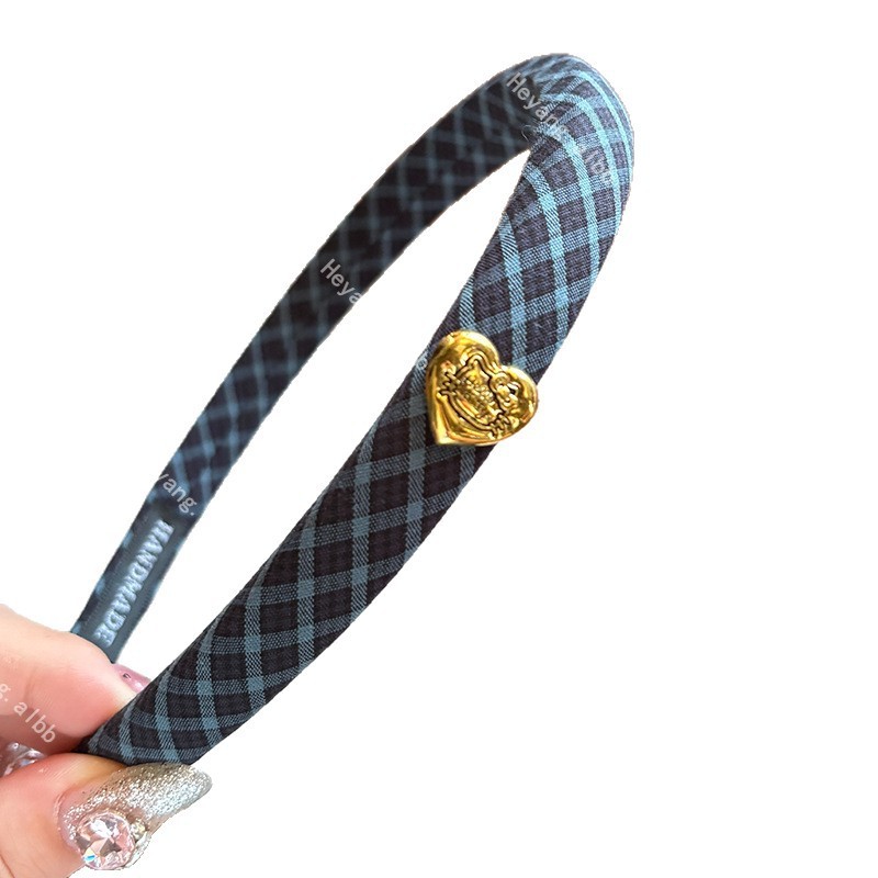 新款复古优雅条纹爱心猫咪发箍时尚百搭少女网红头箍发卡发饰批发|undefined