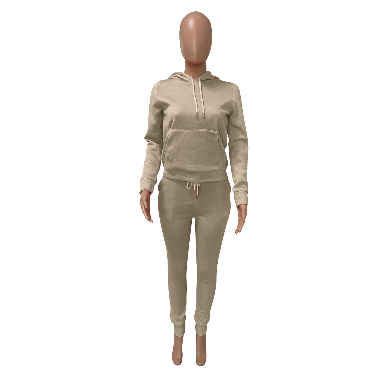 Plain Hoddie With Pants Activewear Sets