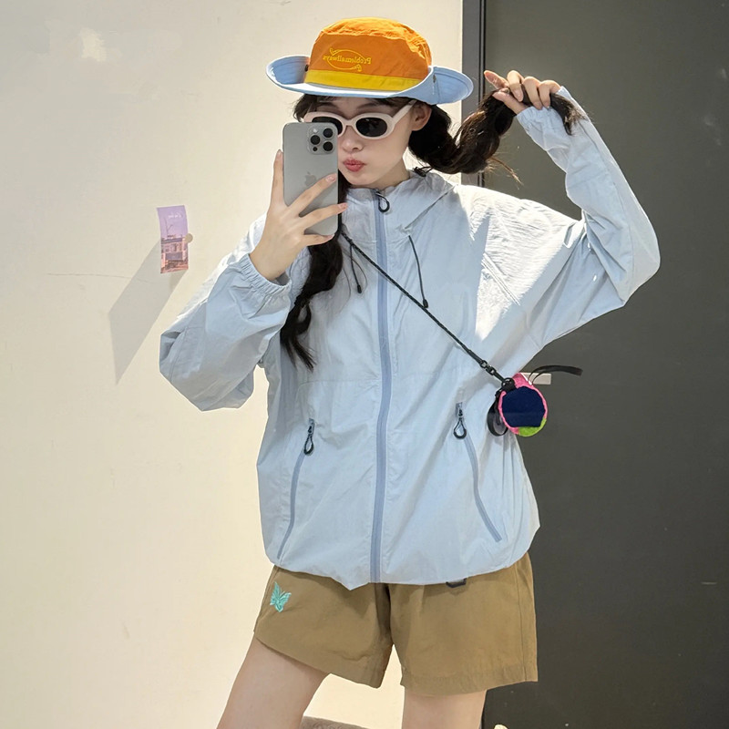 Outdoor Sun Protection Clothing for Small People, New Summer Uv Protection Loose-Fitting Mountain-Style Sun Protection Jacket for Women and Men
