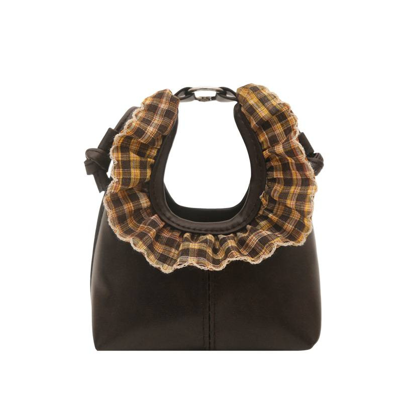 Bolsa tiracolo de princesa estética para meninas com renda_voghion.com