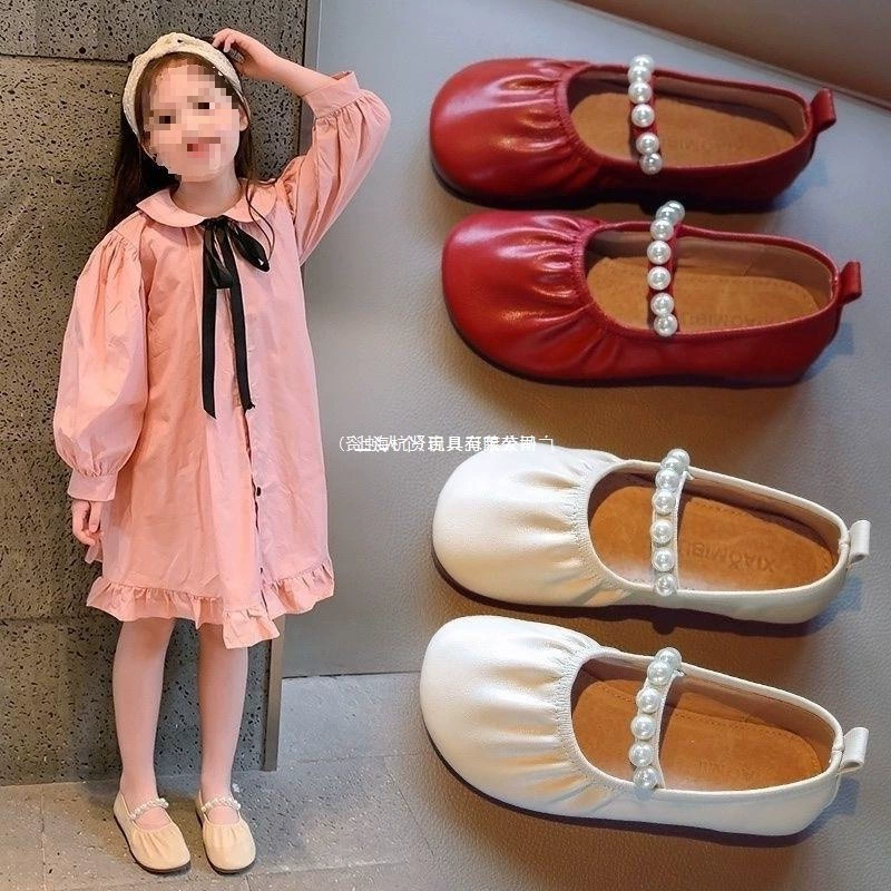 Туфли принцессы для девочек, новые весенние туфли, детские туфли из мягкой кожи, маленькие ароматные детские туфли, весенние туфли.