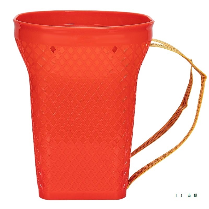 Plastic Basket Extra Large Cooked Rubber Basket for Grocery Shopping Storage Agricultural Adult Market Thickened Clothing Fruit