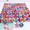 Cute children's multicoloured cartoon resin, ring, jewelry, flowered, Aliexpress