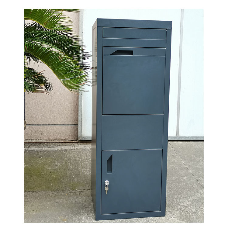 室外金属无顶组装式包裹箱 快递收纳箱