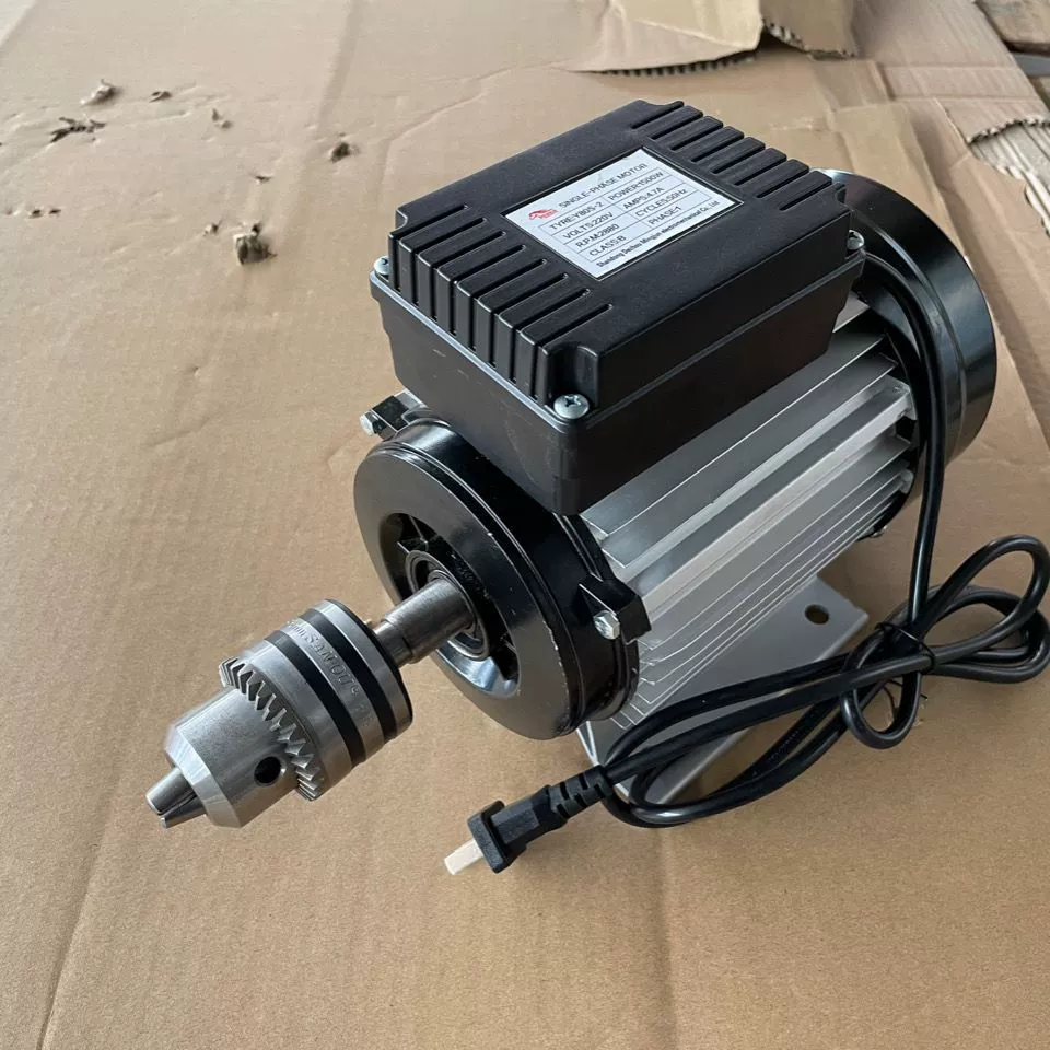 Двигатель с прямым подключением сверлильного патрона B16 для станка для изготовления шариков из алюминиевого сплава, деревообрабатывающего токарного станка, сверления и нарезания резьбы