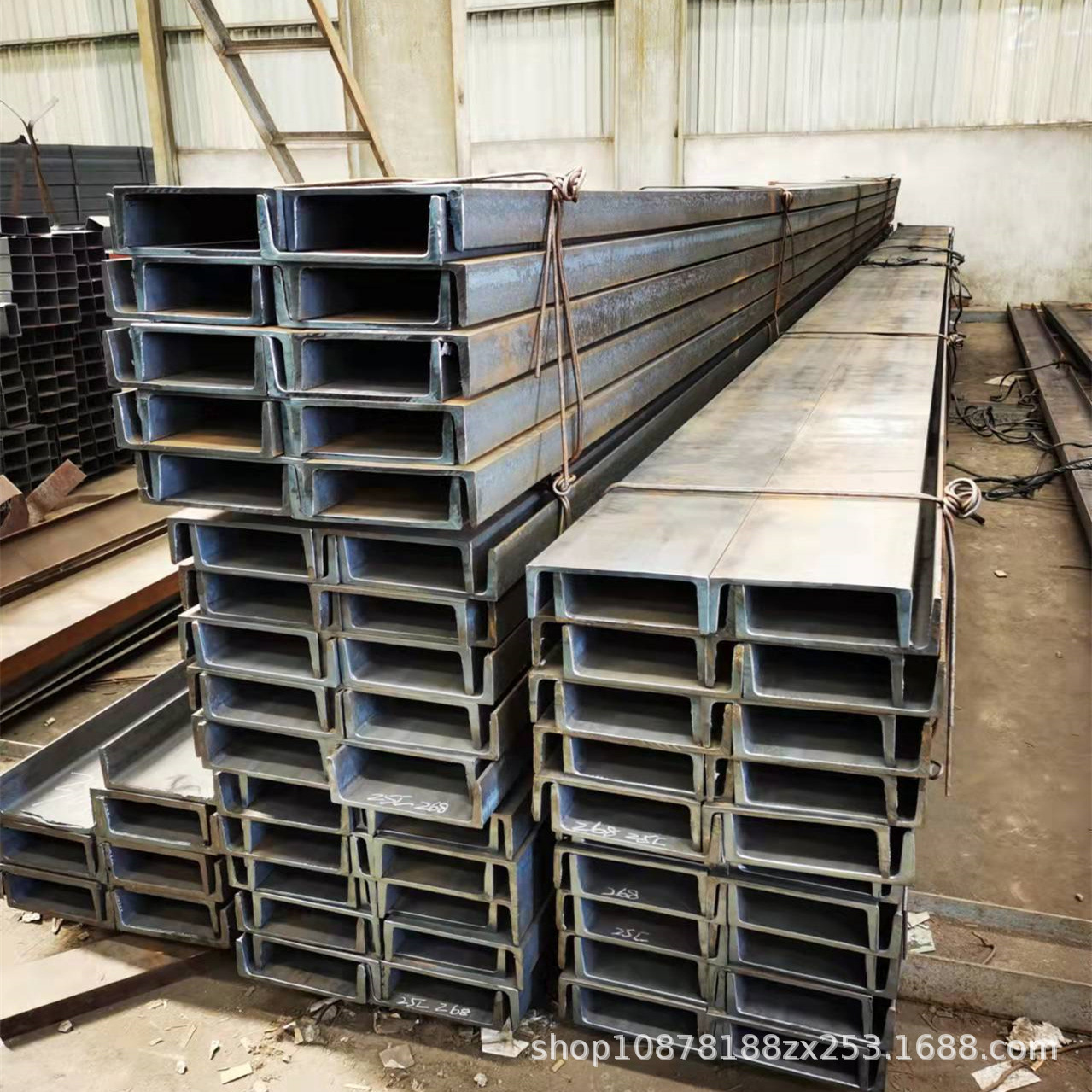 热镀锌槽钢厂家批发各种型号桂林热镀锌槽钢U型钢n型钢镀锌h型钢