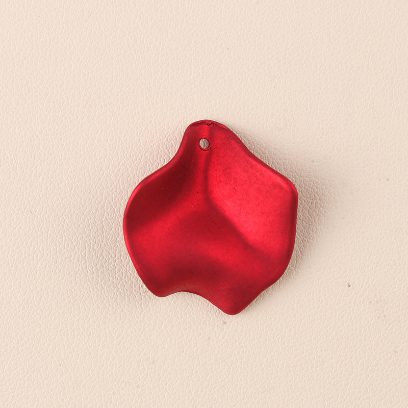 9g Weight Earring Findings Jewelry Making Type DIY Jewelry Accessories Classification 10 PCS/Package Quantity Acrylic Material Petal Pattern Spray Paint Design Simple Style Style 10 PCS/Package Arylic Petal Earring Findings 3
