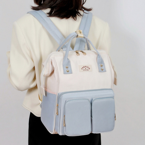 Mommy Bag New Baby Mother Bag Dual Shoulder Bag Winter Large Capacity Outing Lightweight Mommy Outing Backpack