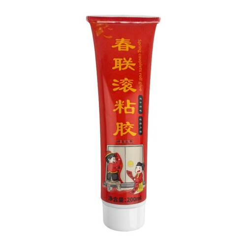 Spring couplets rolling adhesive paste special glue for couplets, traceless strong glue, quick-drying, easy to tear, tasteless paste brush with roller
