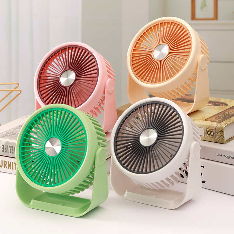 Multifunción transfronteriza viento simple ventilador de escritorio de 6 pulgadas interior y exterior escritorio portátil carga USB mini ventilador eléctrico