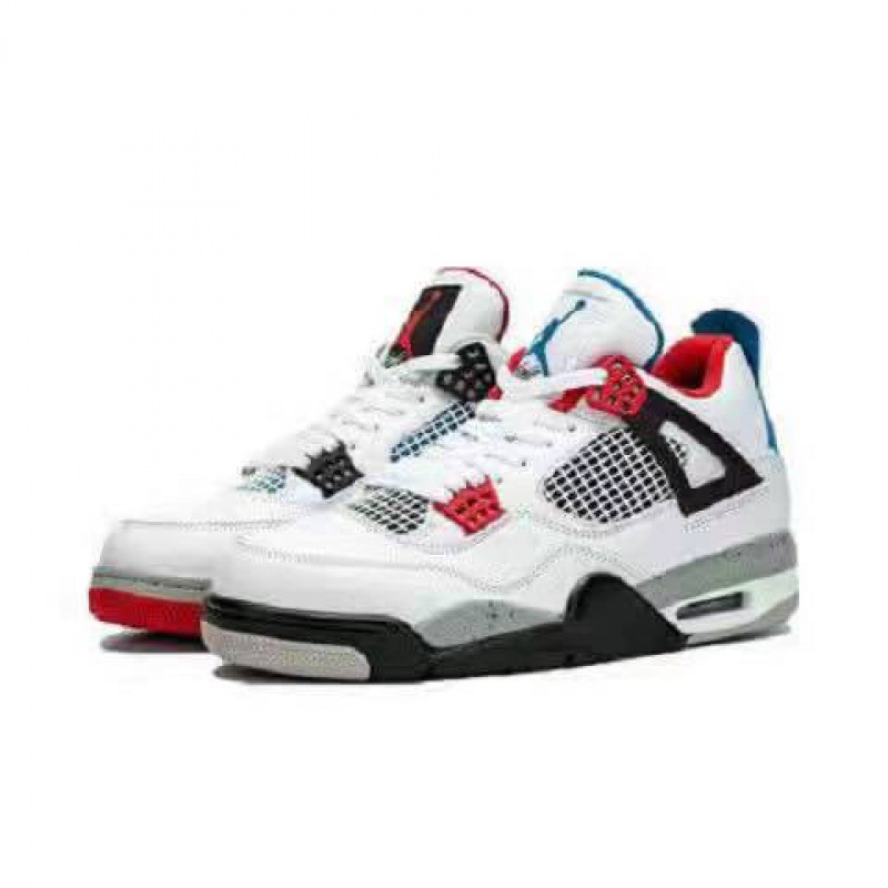 Fábrica de zapatos Putian aj4 lava caliente amarilla gran París gato blanco medianoche azul láser Joe 4 zapatos de baloncesto para hombres y mujeres