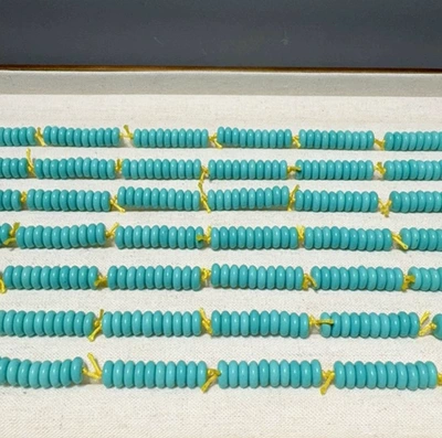 Porcelain, Bodhi Accessories, Zərgərlik ara hissələri - high-porcelain-green-spacer-about-8mm-pack-of-10-pieces
