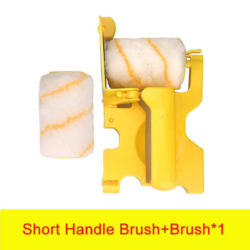 Cepillo de rodillo de corte transfronterizo pintura de látex separación de color cepillo de pintura pared techo pintura herramienta cepillo de pared artefacto