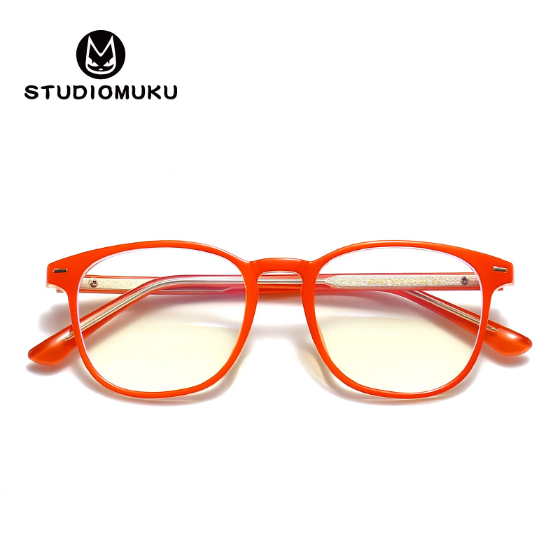 STUDIOMUKU mu fresco miopía gafas marco hombres y mujeres gafas marco retro cuadrado gafas de miopía de moda de los hombres