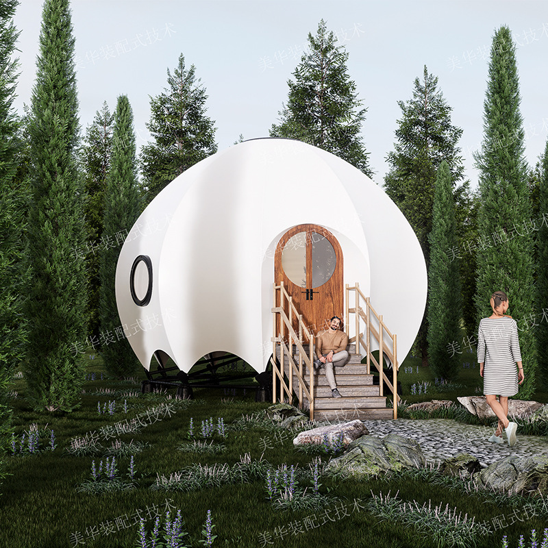 Carpa Esférica Colgante de Exterior para Camping y Hoteles