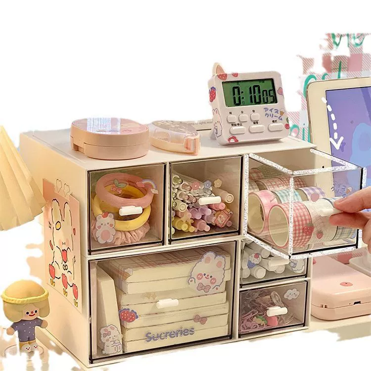 Коробка для хранения на столе для младших школьников, система хранения