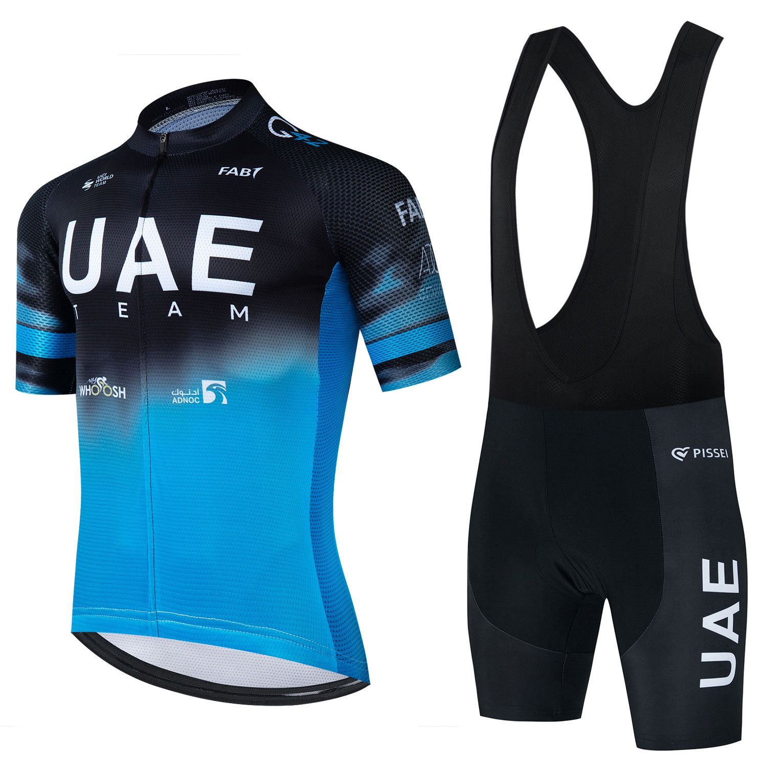 Uae Short-Sleeved Cycling Jersey Summer Men's and Women's Quick-Drying Breathable Cycling Jersey Road Bike Cycling Jersey Factory