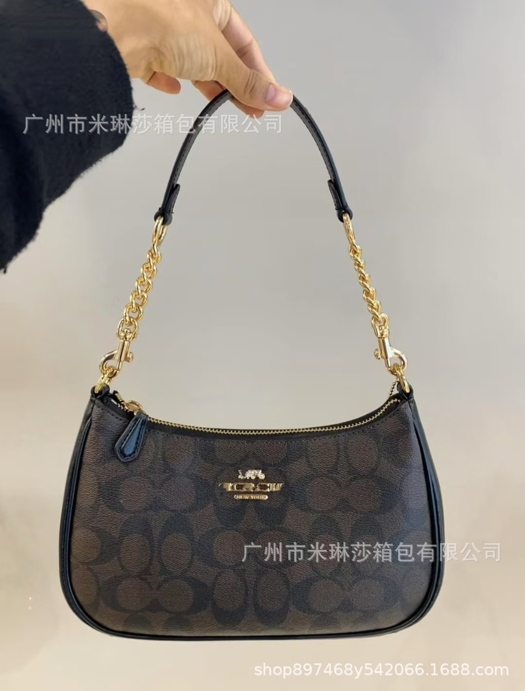 Versión alta de Kome C casa Teri25 bolso de cuero para mujeres brazales de moda versátil bolso de mahjong de flores viejas bolsas de hombro
