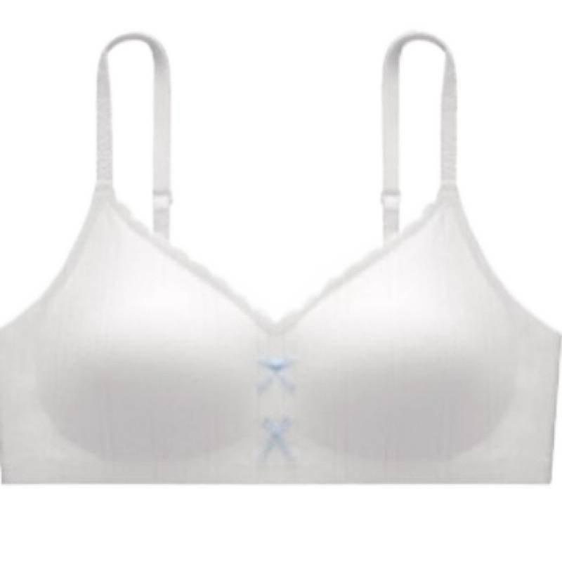 新款夏季内衣女小胸聚拢无钢圈胸罩防下垂收副乳女生舒适薄款文胸|undefined