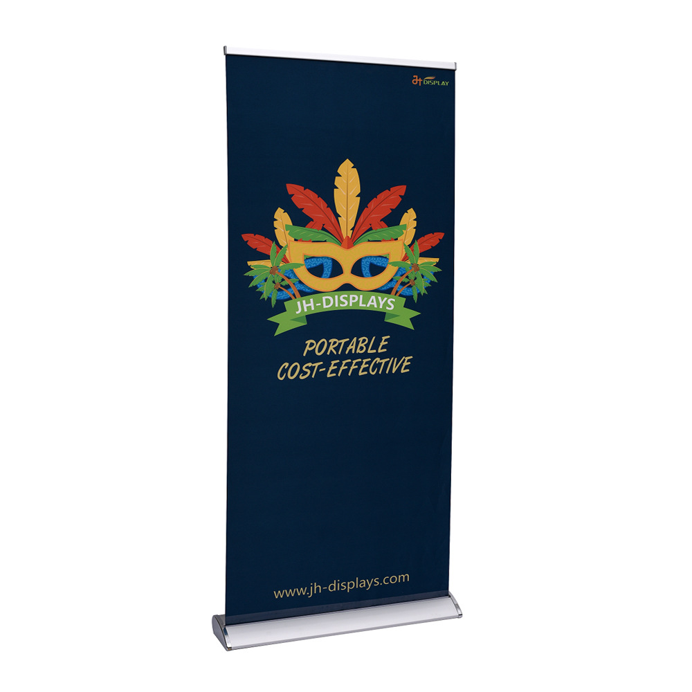 厂家供应  热卖铝合金宽底座滴水十八型易拉宝85*200