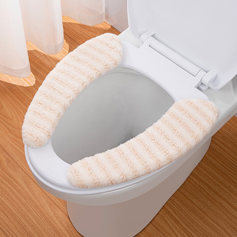 冬用裏起毛厚手トイレカバー、家庭用秋冬兼用粘着式静電トイレシート|undefined
