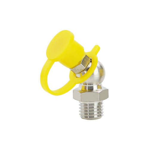 Stainless Steel Grease Nozzle M10, Grease Gun Tip, Stainless Steel Excavator Lubrication Nozzle, Oil Filling Accessory, Greasing Gun Tip