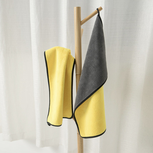 Pet towel dog cat deerskin bath towel absorbent towel nanofiber quick-drying bath towel pet supplies