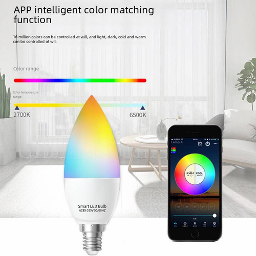 Doodle Smart RGBCW Five-Color Smart Bulb with Amazon Alexa and Google Voice Control - Factory Store
