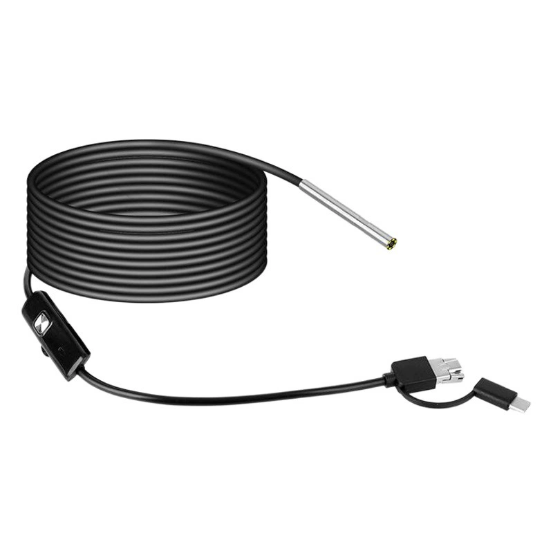 3.9-дюймовый высококачественный автомобильный эндоскоп «три в одном» с USB-подключением к мобильному телефону, внешняя линза для осмотра трубопроводов, инструмент для авторемонта, инспекционное зеркало