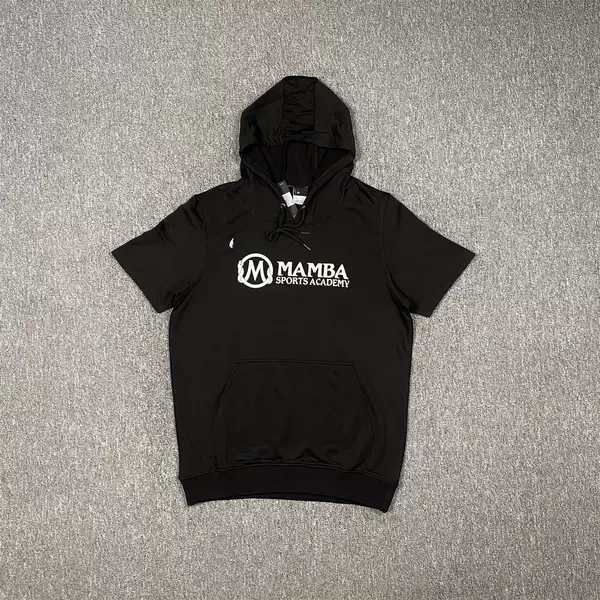 Black Mamba College Sweatshirt Short-Sleeved Fitness Training Loose Running Sports Sweatshirt
