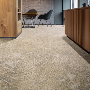 Commercial Hotel Modular Office Carpet Tile with Pvc Backing