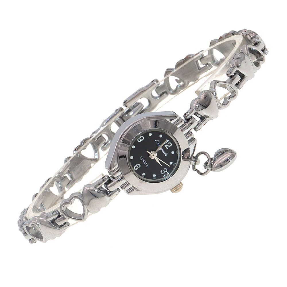 80g Weight Ordinary Glass Mirror Material Alloy Strap Material Watch Classification Pointer+Number Display Type Buckle Buckle Style Round Dial Shape Daily Occasion Quartz Movement Heart Shape Pattern Women's Gender Casual, Classic Style Style Casual Classic Style Heart Shape Buckle Quartz Watch Women's Watches 15